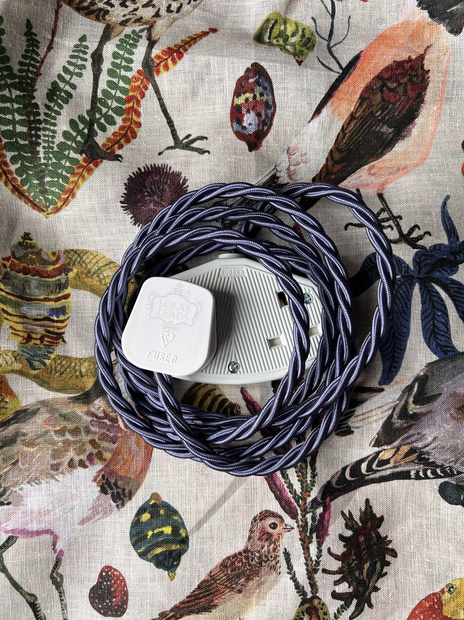 Slate - Lola's Leads Fabric Extension Cable - Image 3
