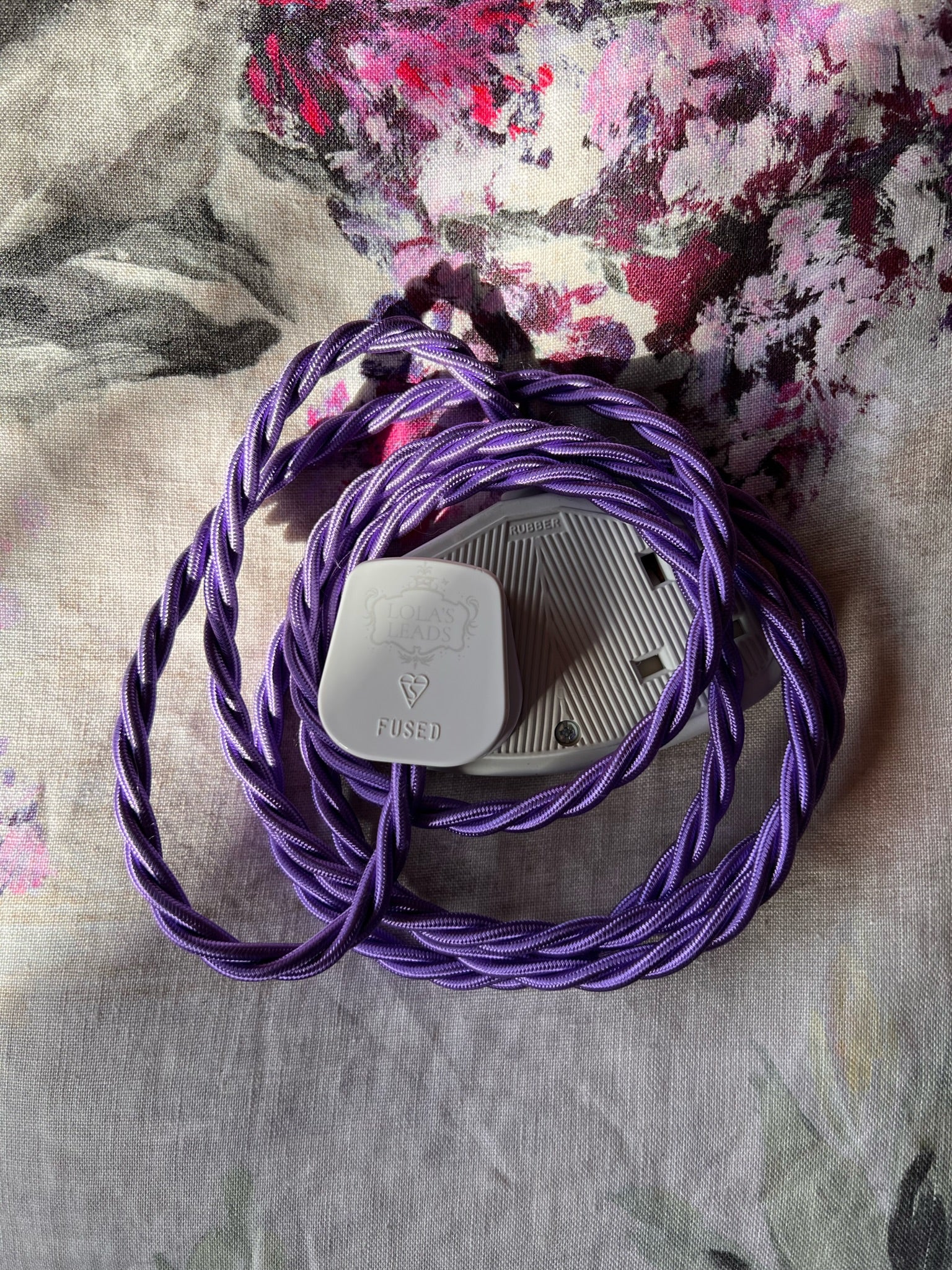 Violet  - Lola's Leads Fabric Extension Cable - Image 3